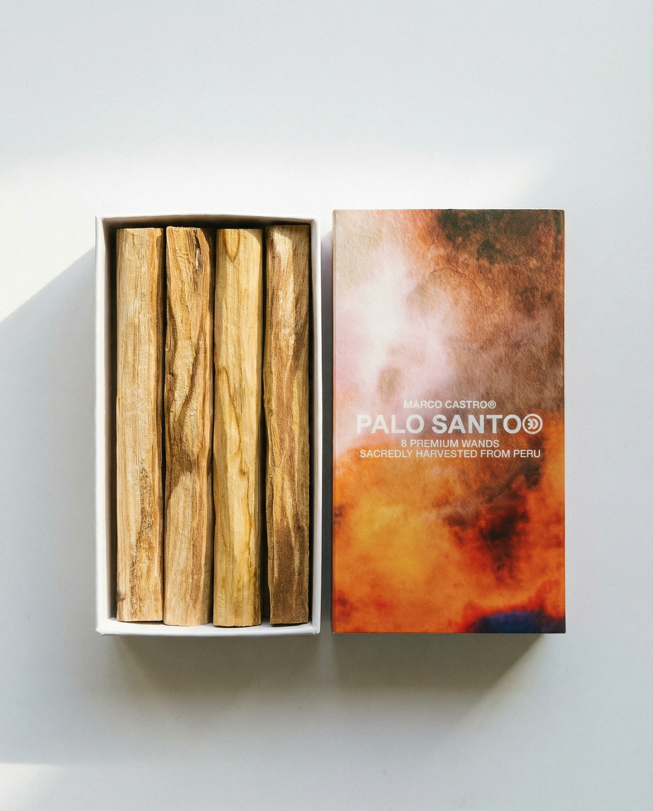 Marco Castro Palo Santo ceremonial wands sustainably sourced Peru